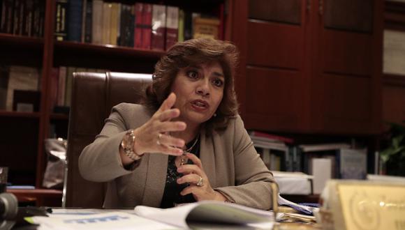 Zoraida Ávalos expresó su rechazo a "todo intento de impunidad". (Foto: GEC)