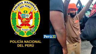 Policía Nacional del Perú felicita a Arcángel por colaborar durante intervención policial