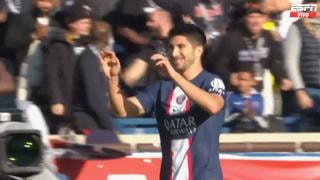 PSG golea por 3-0 a Auxerre por la Ligue 1 con goles de Carlos Soler y Achraf Hakimi [VIDEO]
