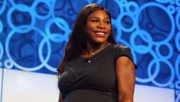 Serena Williams compartió una tierna imagen presentando a su bebé (Getty Images)