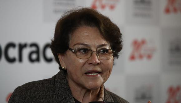 Gladys Echaíz dijo que el presidente Pedro Castillo obstruye la labor del Congreso. (Foto: jorge.cerdan/@photo.gec)