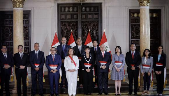 Ministros de Dina Boluarte. (Foto: Joel Alonzo/@photo.gec)