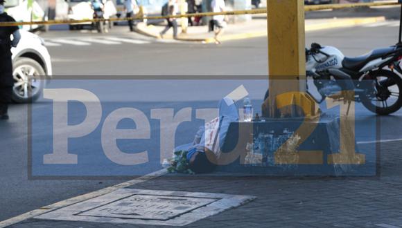 Sujeto con COVID-19 se desmayó en la calle. (Crédito: KELVIN GARCIA/Perú21)