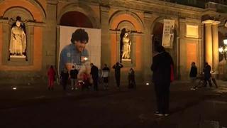 Italia: Nápoles se llena de aplausos por Diego Maradona