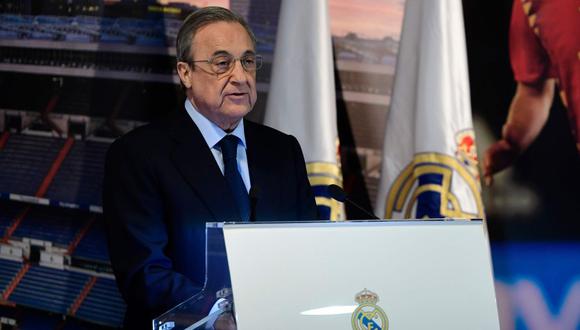 Florentino Pérez cumple su segunda etapa con presidente de Real Madrid (Foto: AFP).