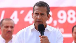 Ollanta Humala pidió que “no se permita” que su sucesor elimine programas sociales que creó durante su mandato