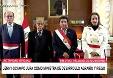 Pedro Castillo tomó juramento a nuevos ministros de Relaciones Exteriores y Agricultura