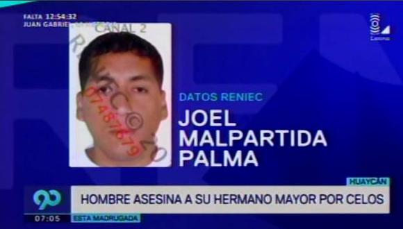 Asesinó a su hermano porque descubrió que tenía un romance con su expareja. Ocurrió en Huaycán. (Captura de video)