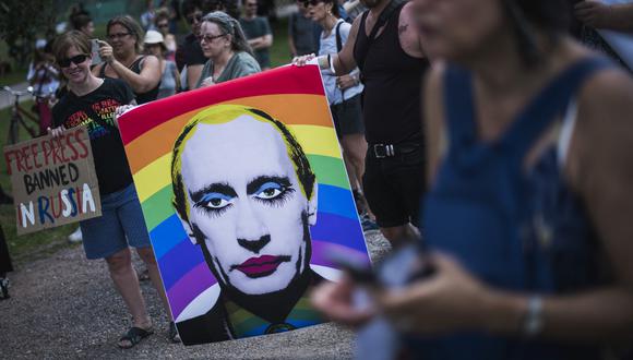 Rusia añade al "movimiento internacional LGTB" a su lista de "terroristas y extremistas". (Foto: Jonathan NACKSTRAND / AFP)