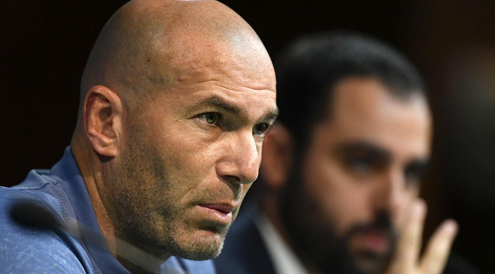 Zinedine Zidane lanzó un nuevo guiño a Eden hazard. (Foto: AFP)