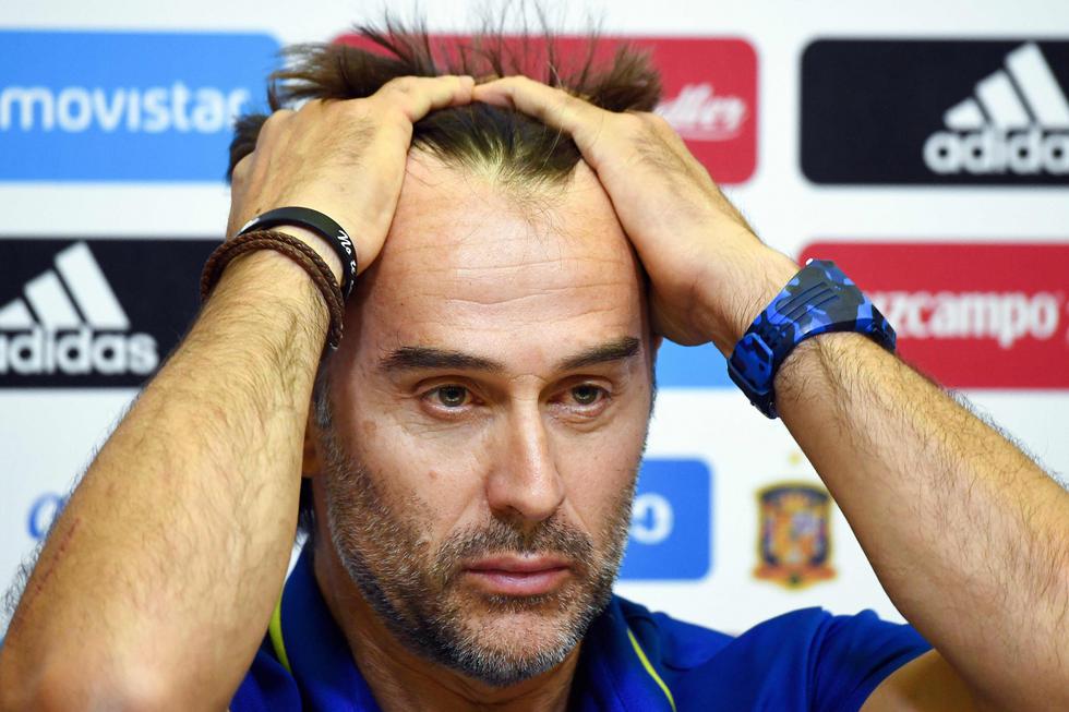 España destituye a su técnico a horas del inicio del Mundial Rusia 2018. (AFP)