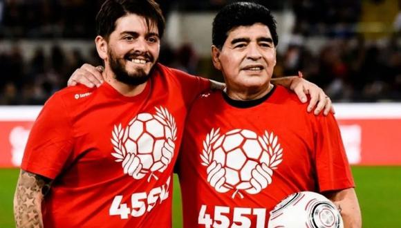 Hijo de Diego Maradona lo despide desde sus redes sociales (Foto: La Nación)