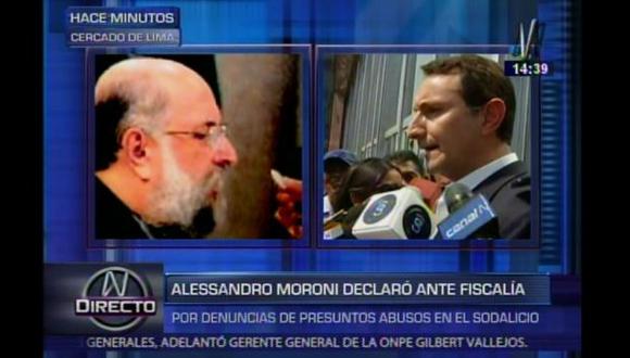 Alessandro Moroni rechazó acusaciones en su contra por supuestos abusos psicológicos. (Captura de TV)