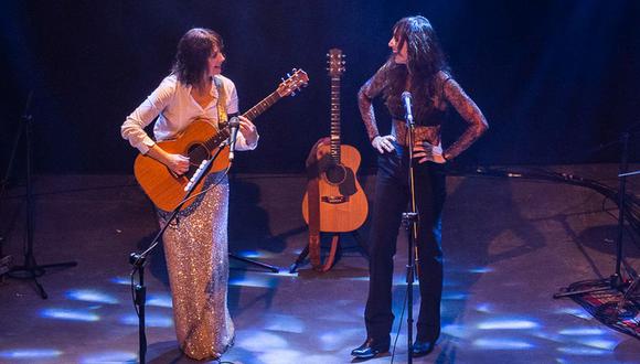 Carmen Consoli (izq.) ofreció concierto junto a Marina Rei (der.) el pasado 28 de noviembre en el Teatro Pirandello. (Foto: Difusión)