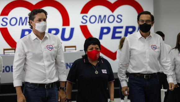 Daniel Salaverry, Patricia Li y Martín Vizcarra son identificados como los responsables de la renuncia masiva de militantes a Somos Perú. (Foto: GEC)