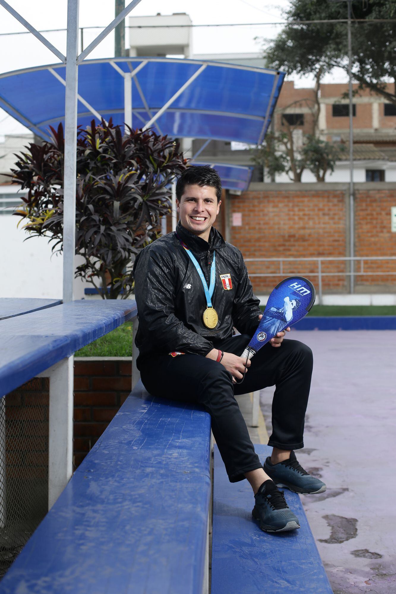 Kevin Martínez, oro de frontón en los Juegos Panamericanos Lima 2019. (Jesús Saucedo / GEC)