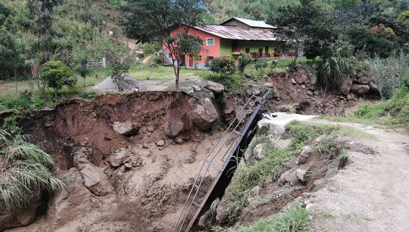 Aluvión arrasó con el distrito de Canchaque en la sierra de Piura. (FOTO: RADIO LA MEGA STEREO DE CANCHAQUE)