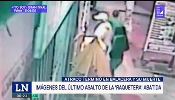 Cámaras de seguridad registraron el último asalto de los delincuentes. (Foto: Captura/Latina)