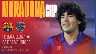Barcelona enfrentará a Boca Juniors en la Maradona Cup, como homenaje al ‘10’