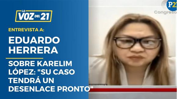 Eduardo Herrera on Karelim López: " Your case will have a denouement soon"