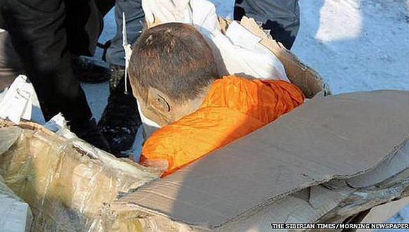 Monje momificado “no está muerto”, aseguran budistas. (Cortesía: The Siberian Times/Morning Paper)