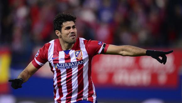 Costa deberá esperar hasta enero del 2018 para vestir nuevamente la camiseta del Atlético de Madrid. (AFP)