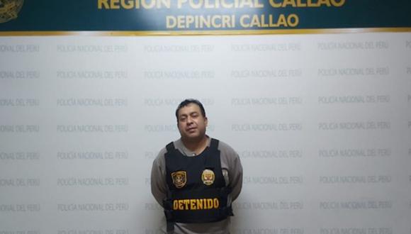 Marco Antonio Huamán Sánchez (47) fue capturado en una vivienda en La Perla, en el Callao. (PNP)