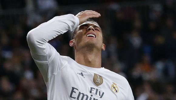 Crucifican a Cristiano Ronaldo. (Reuters)