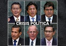 20 años de crisis política: Estos fueron los hechos que remecieron a los presidentes del Perú