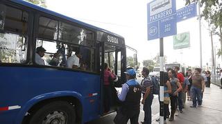 Corredor Azul: Amplían horario de circulación de buses