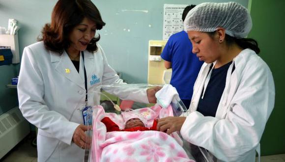 La pequeña Mariana Victoria ya fue dada de alta del hospital de Huancayo donde nació. (Difusión)