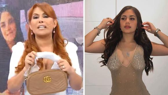 María Fe Saldaña regresó al negocio por Internet, pero Magaly reveló que vende carteras 'bamba'. (Foto: ATV / Instagram)