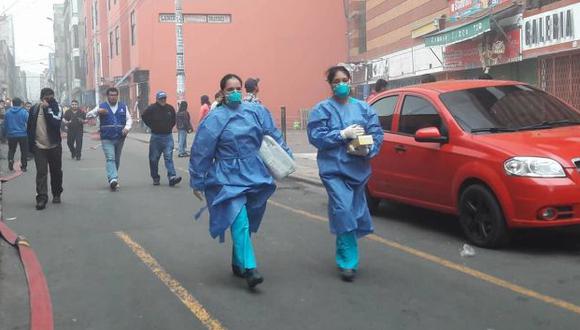 Incendio en Centro de Lima: ¿Cuál es es el balance de los heridos por la emergencia? (Diego Daza)