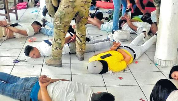 Más de 100 venezolanos fueron detenidos hace unas semanas en un inmueble de Punta Negra. (Mininter)