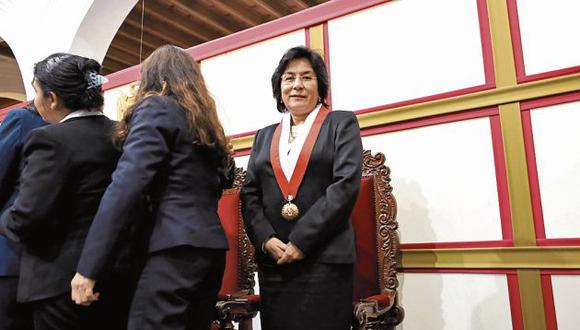 La magistrada Ledesma se opuso a liberar a Ollanta Humala y Keiko Fujimori. (GEC)