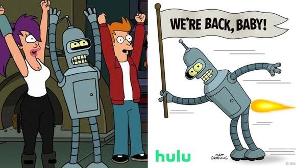 “Futurama” regresa con una nueva temporada de 20 capítulos que se transmitirá por Hulu. (Foto: FOX/Hulu)