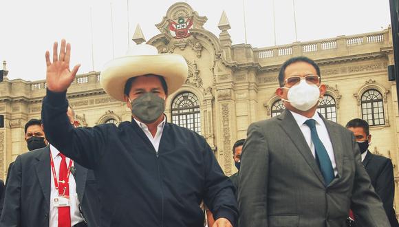 ¿en contubernio? Abogado de Pedro Castillo se reunió con ministro de Justicia antes de pedir la salida del procurador general. (Foto: Presidencia)