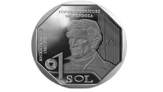 BCR emite nueva moneda de S/ 1 alusiva a Toribio Rodríguez de Mendoza
