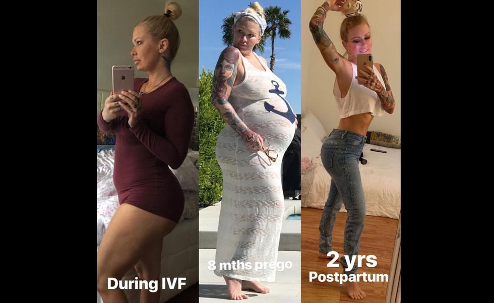 Jena Jameson: La exactriz porno y su secreto para bajar más de 30 kilos de peso luego de su embarazo. (Instagram)