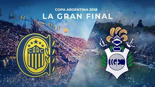 Rosario Central vs. Gimnasia y Esgrima La Plata EN VIVO ONLINE la gran final de la Copa Argentina