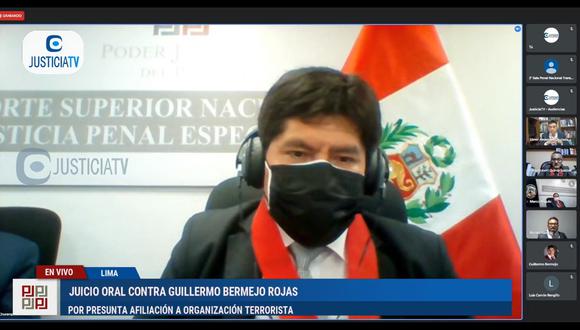 Juicio contra el congresista Guillermo Bermejo se retomará el martes 7 de diciembre desde las 3:00 pm., donde se continuará con la presentación de más medios de prueba. (Foto: Justicia TV)
