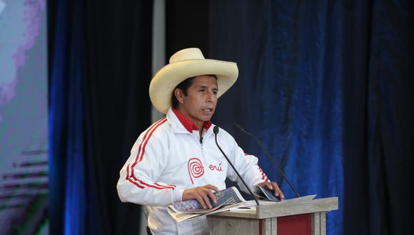 Pedro Castillo, candidato de Perú Libre, (Foto: Hugo Pérez | GEC)