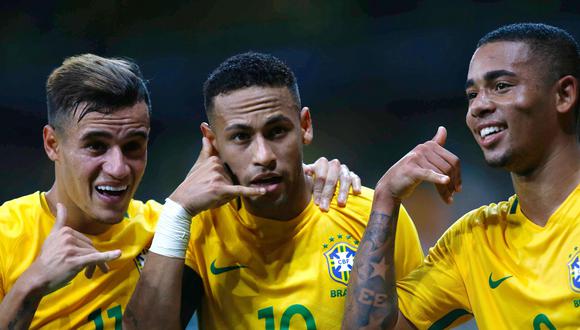 Neymar liderará el ataque de Brasil en Rusia 2018. (EFE)