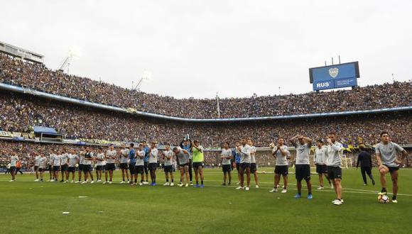 Boca Juniors contó con el aliento de miles de hinchas en entrenamiento con miras a la final de la Copa Libertadores. (Foto: Boca Juniors)