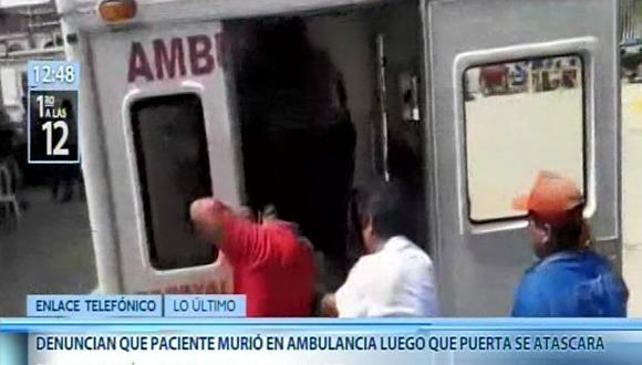 Diresa Tumbes afirmó que el paciente no falleció en la unidad sino al interior del nosocomio.(Captura: Canal N)