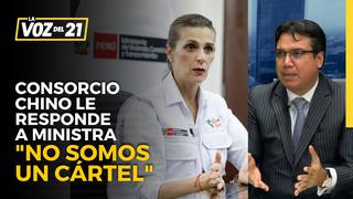 Abogado de Consorcio Chino peruano señalado por ministra de Vivienda: “No somos parte de un cártel”