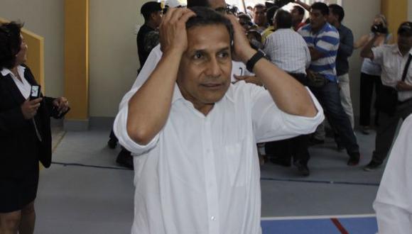 Ollanta Humala cuestionó también investigación a Nadine Heredia. (Juan Mendoza)