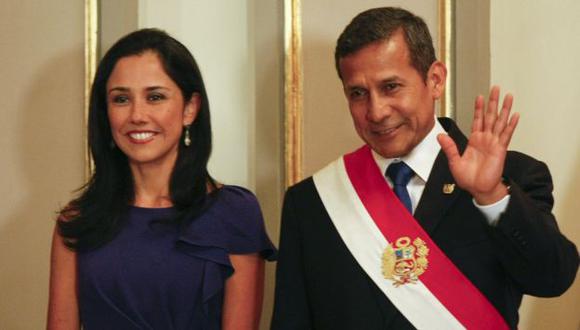 Ollanta Humala nuevamente escudó a la primera dama, Nadine Heredia. (Gestión)