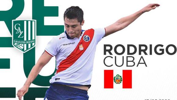 Rodrigo Cuba empezará su primera experiencia en el fútbol extranjero. (Foto: Zacatepec)