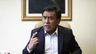 Javier Velásquez Quesquén: “El Estado no puede dar empleo a terroristas”